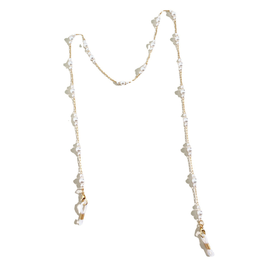 Pearl-Embellished Eyewear Chain Kalsten