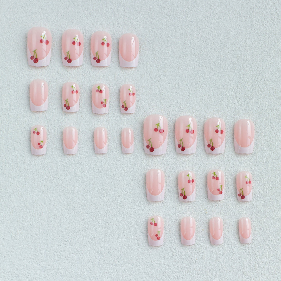 Cherry Blossom French Tip Nail Art Kit