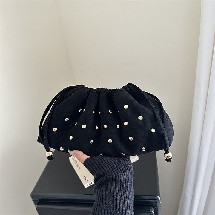 WoChic Studded Drawstring Clutch Bag Kalsten