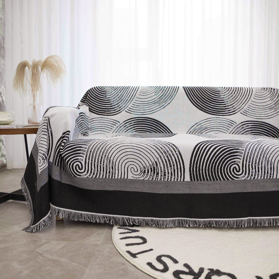 Artistic Abstract Pattern Throw Blanket