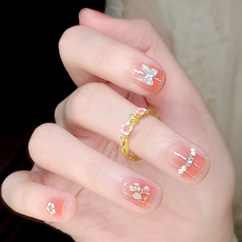 Creative Nail Art Set with Floral Decorations Kalsten