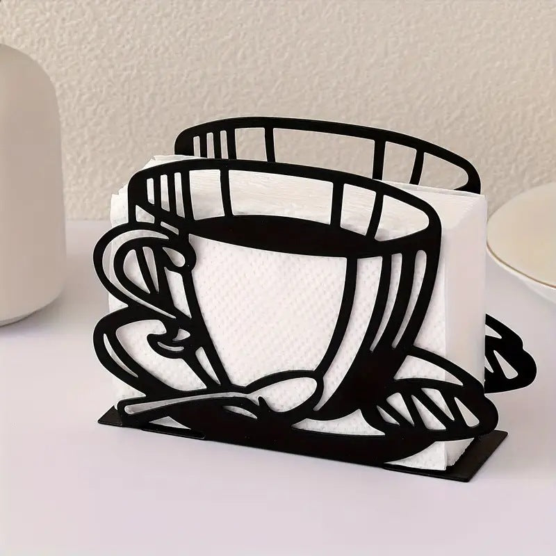 Elegant napkin holder made of metal Kalsten