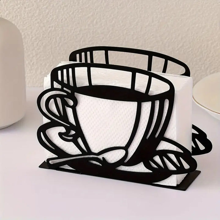 Elegant napkin holder made of metal Kalsten