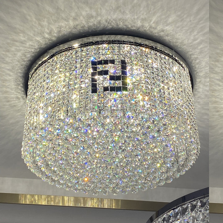 Crystal Cascading Ceiling Light