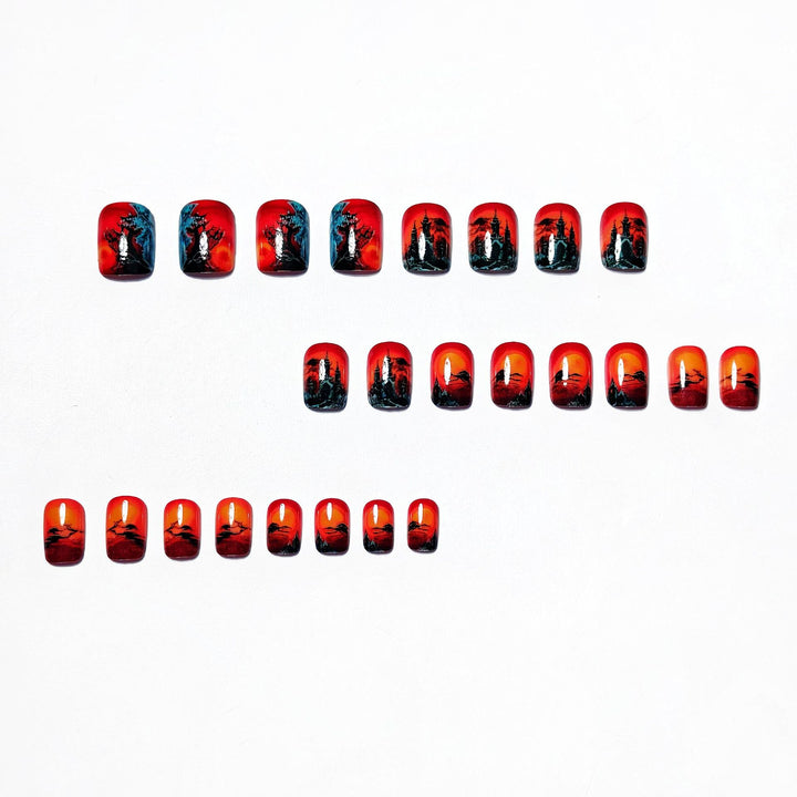 Creative Halloween Design Artificial Nails Kalsten