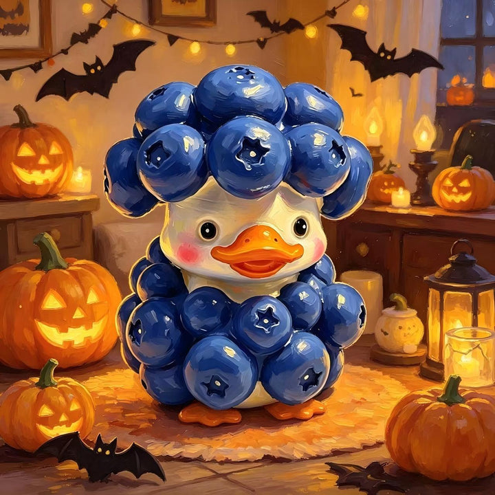 Decorative rubber duck with berry cocktail bowl Kalsten
