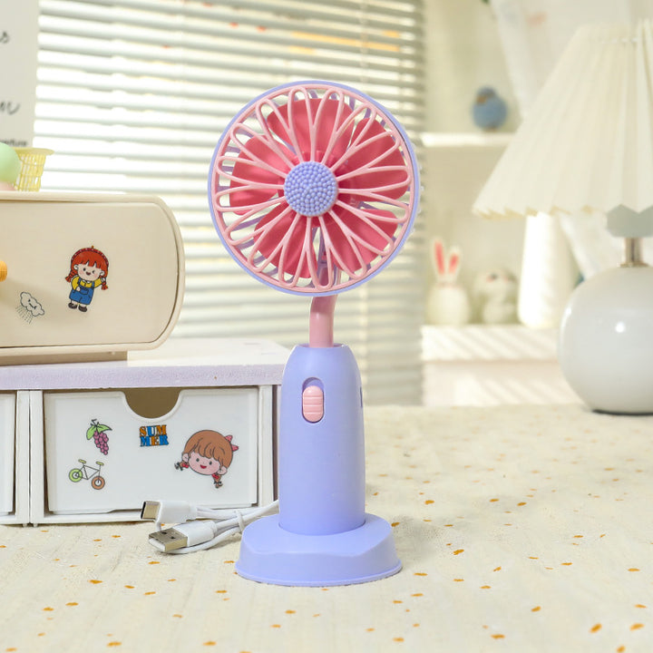 Women's Portable Hand Fan with Gentle Rotation Function Kalsten