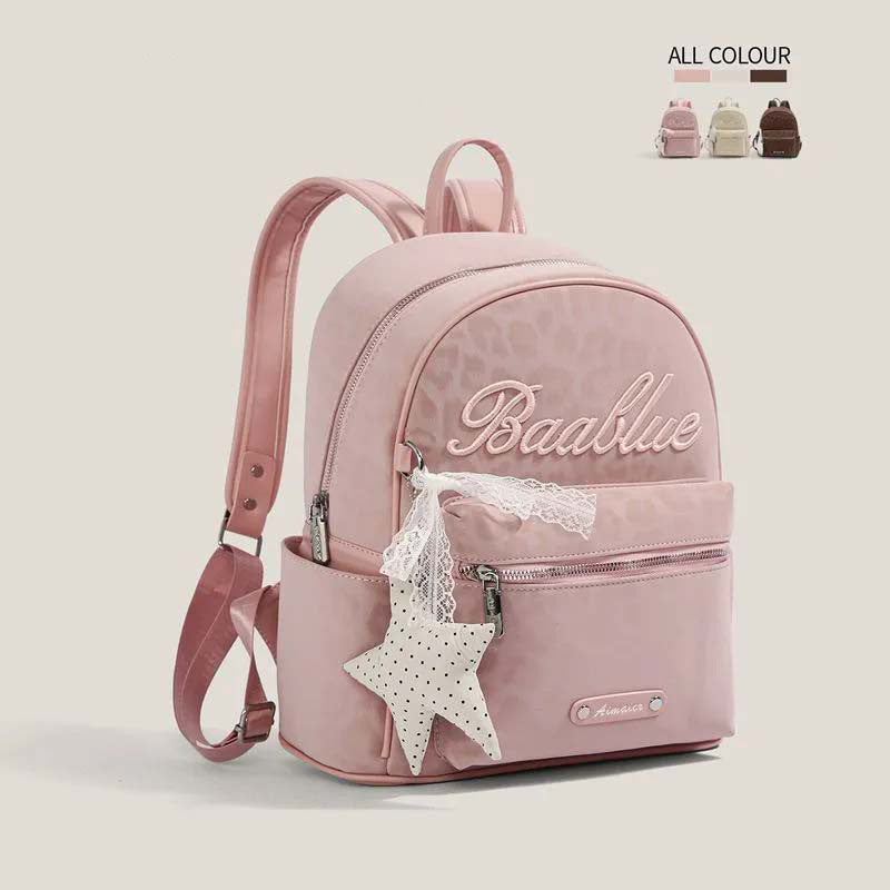 Star-Embellished Casual Backpack Kalsten