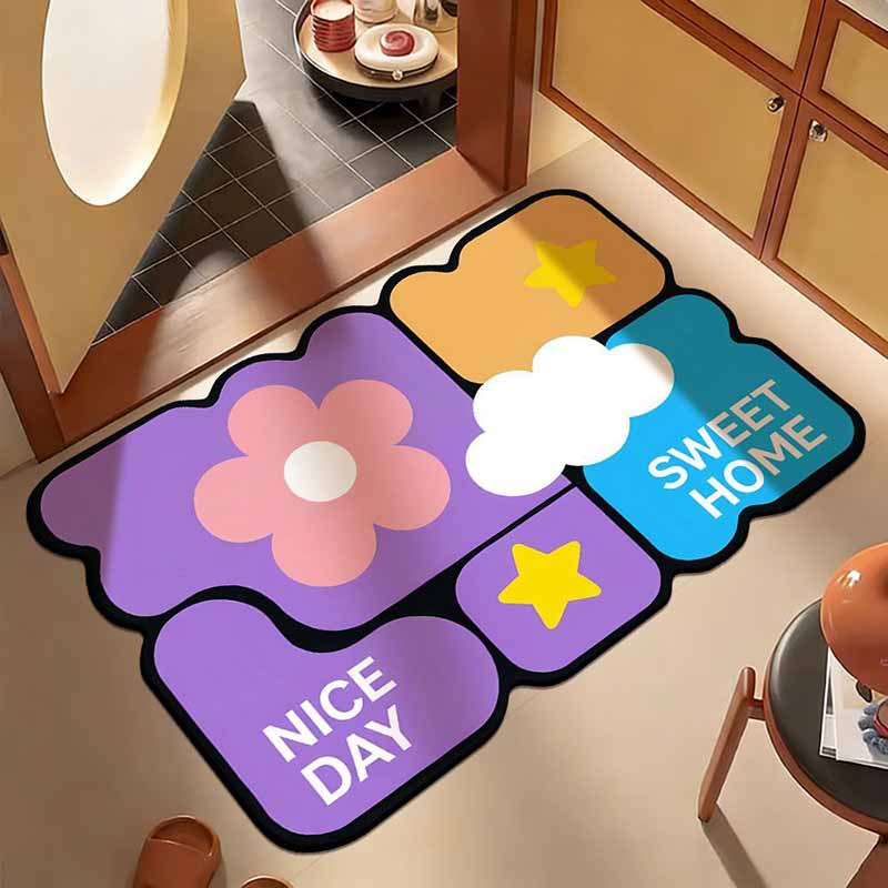 Nature-Themed Decorative Floor Mat