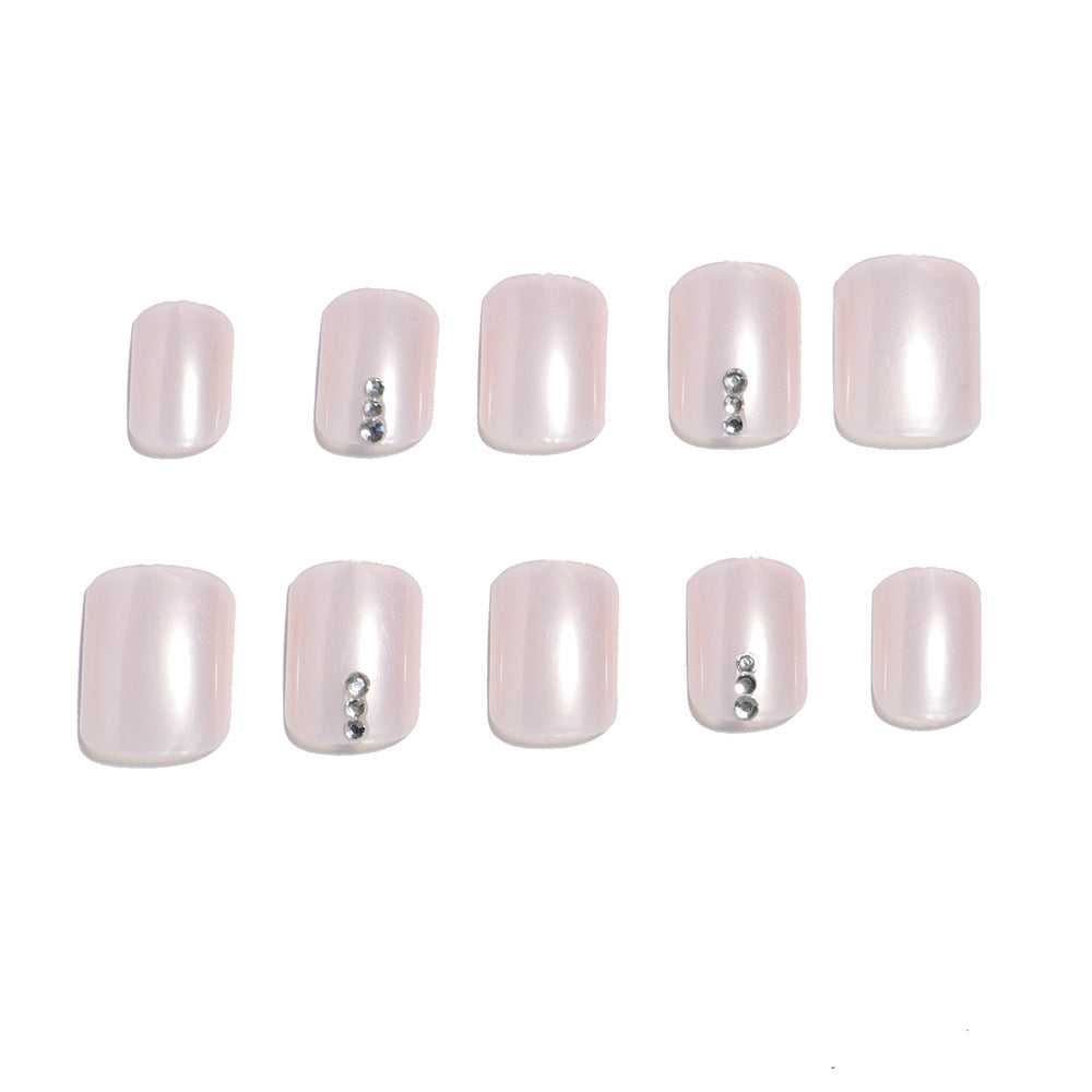 Premium Decorative Press-On Pedicure Nail Set Kalsten