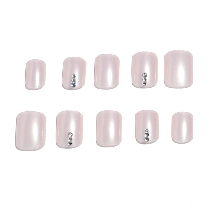 Premium Decorative Press-On Pedicure Nail Set Kalsten