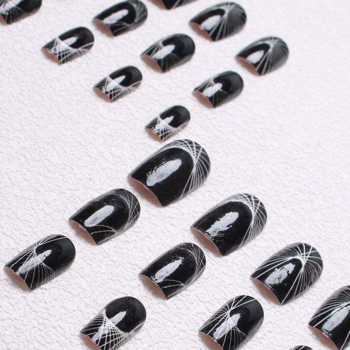 Geometric Patterned Press-On Nails Kalsten