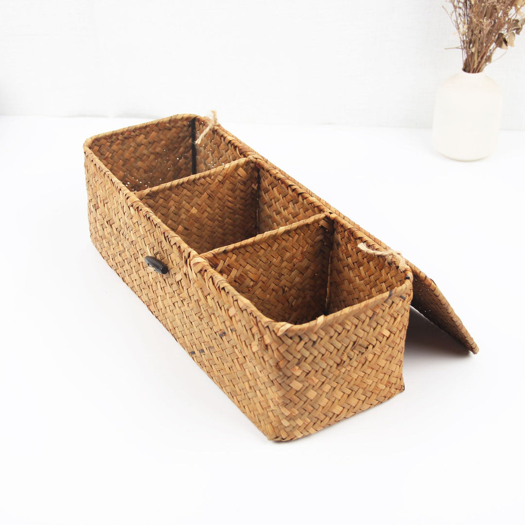 Multi-Compartment Woven Storage Organizer