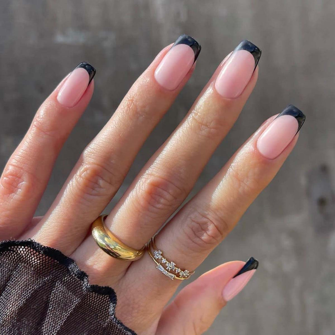 Artful stiletto nails with elegant tips Kalsten