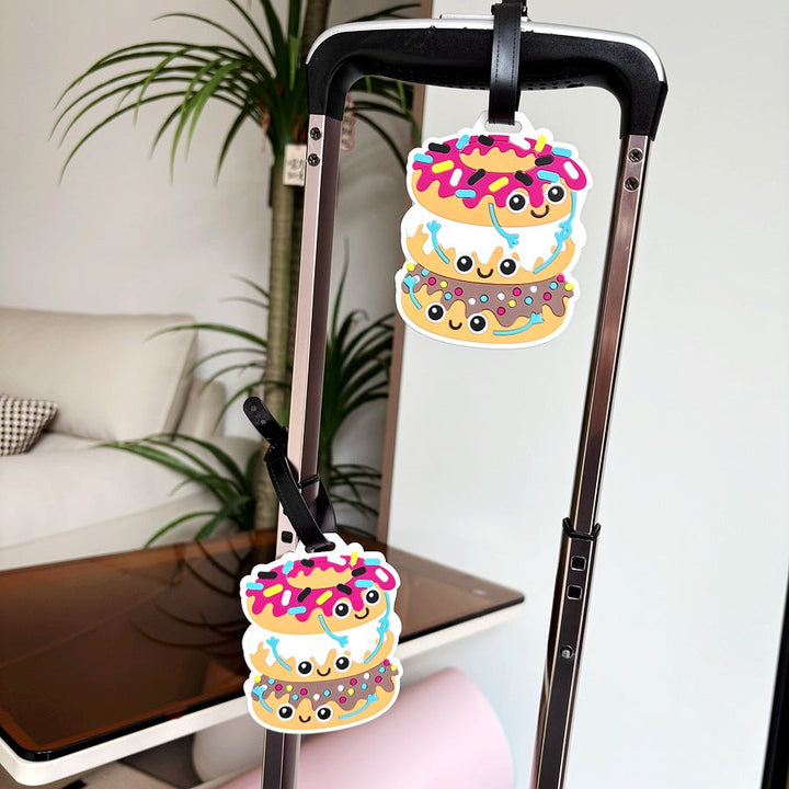 Fun Donut-Themed Luggage Tag Kalsten