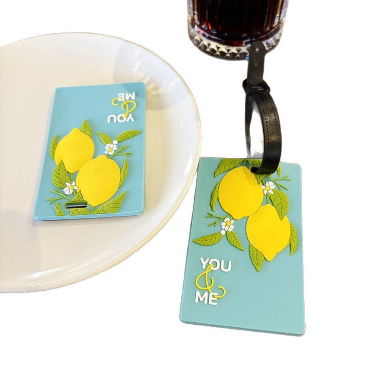 Lemon-Themed Travel Luggage Tag Kalsten