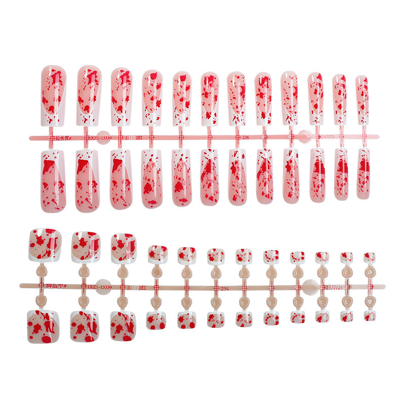 Artistic Marble Design Press-On Nail Set kalsten