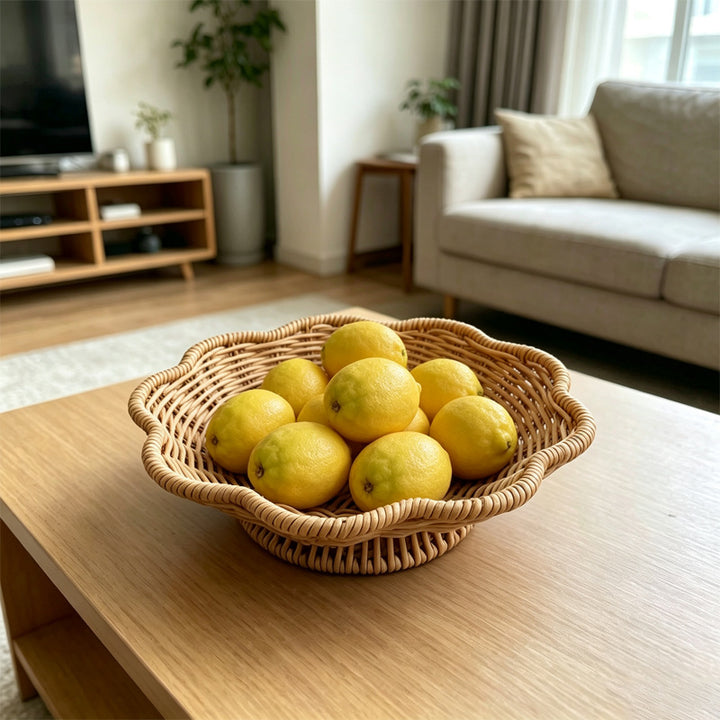Decorative Woven Serving Bowl Kalsten
