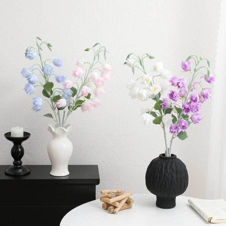 Artificial orchid bouquet with intricate flowers