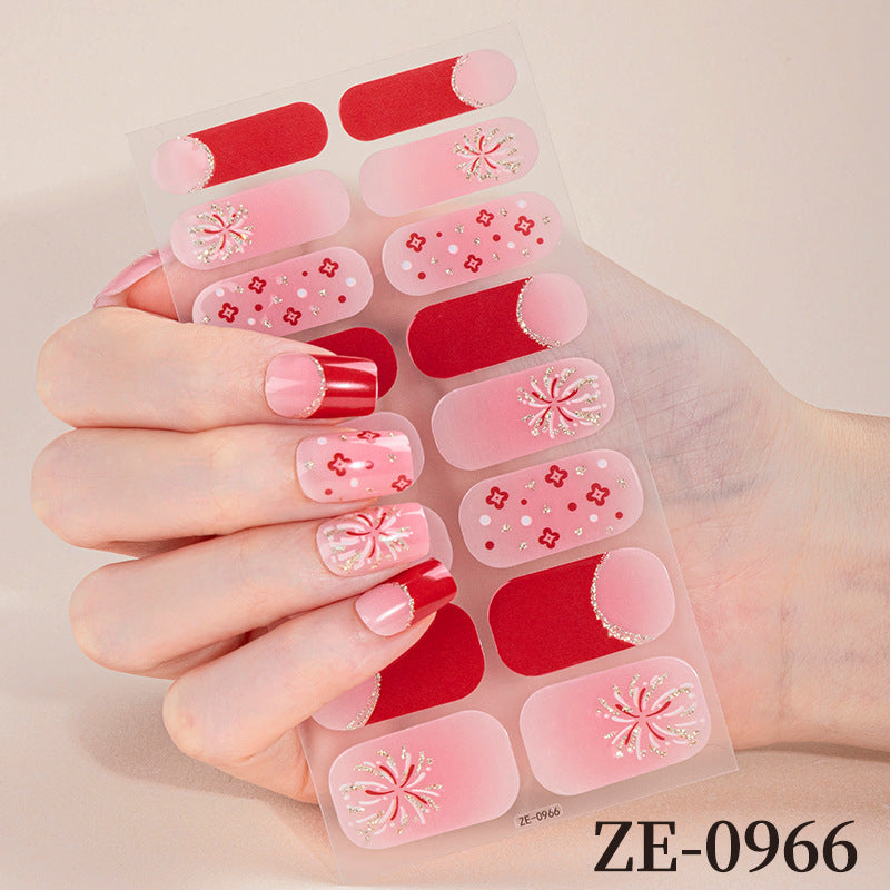 Holiday-Themed Nail Wraps