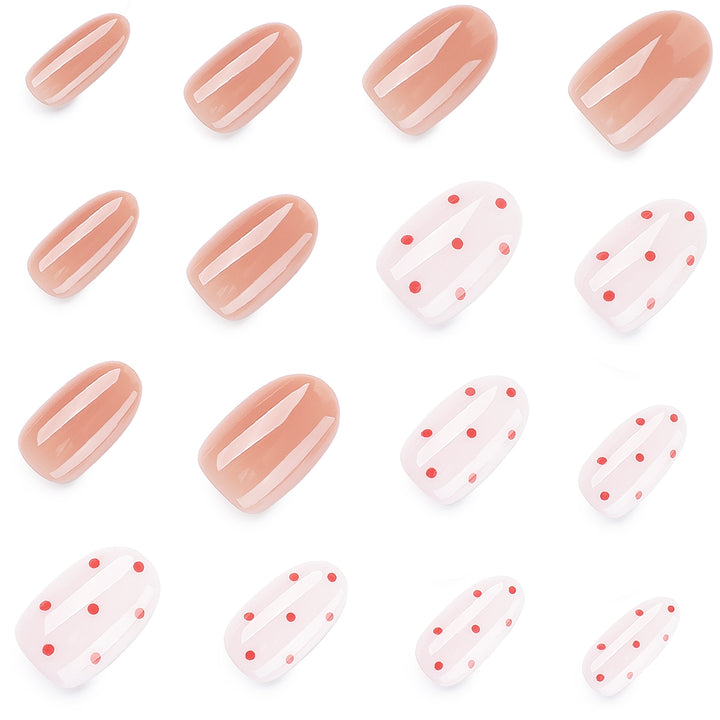 Artistic Nail Art with Delicate Dots and Gradient Kalsten