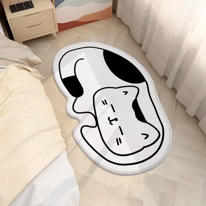 Cute Cat-Shaped Area Rug Kalsten