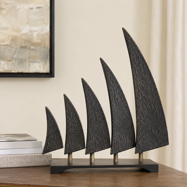 Artistic Abstract Leaf Sculpture