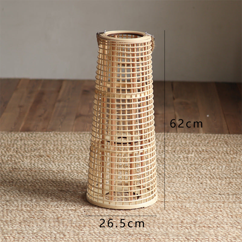 High-quality basket lamp in natural design Kalsten