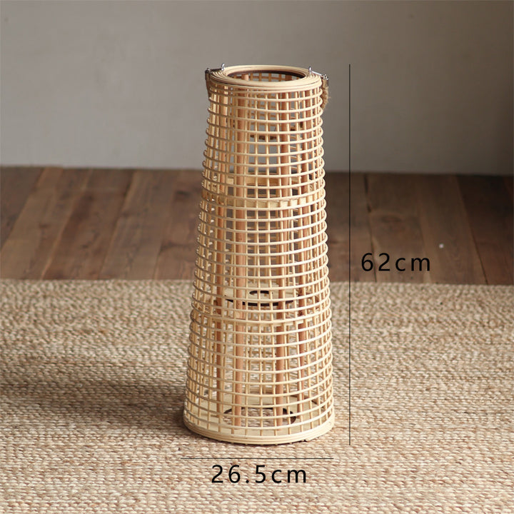 High-quality basket lamp in natural design Kalsten