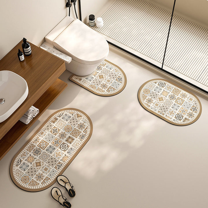 Bathroom Rug Set Kalsten