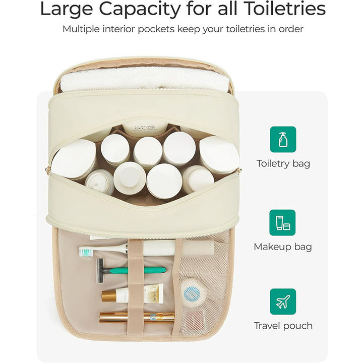 Cosmetic bag with padded interior compartment Kalsten