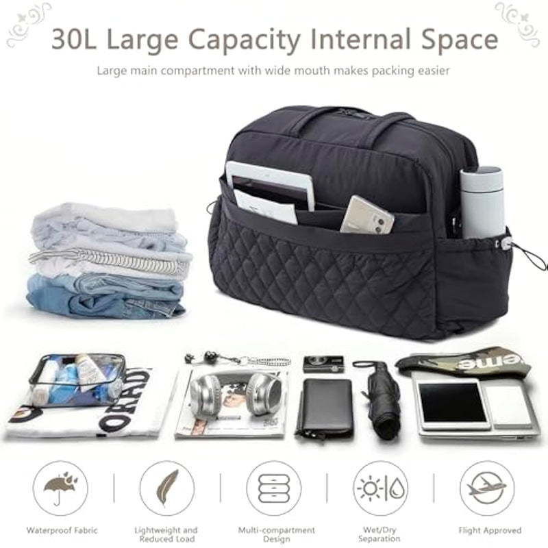 Stylish Multi-Pocket Travel Duffle Bag Kalsten