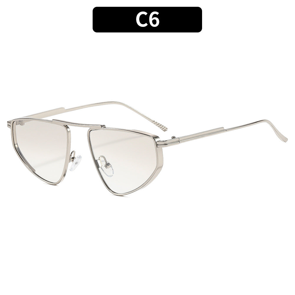 Bold Geometric Shield Eyewear