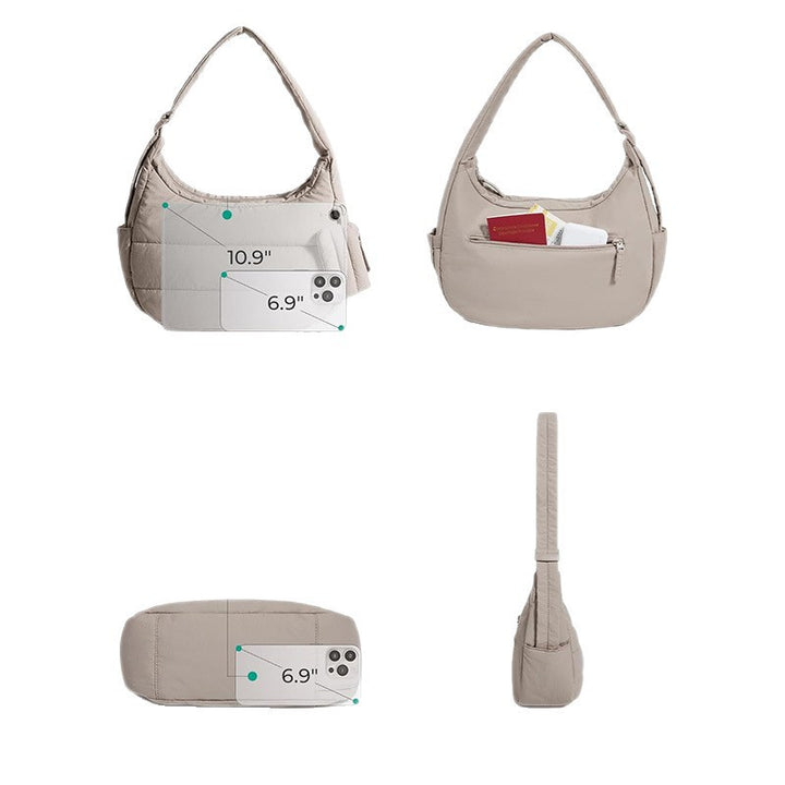 Practical shoulder bag with insulated compartment Kalsten