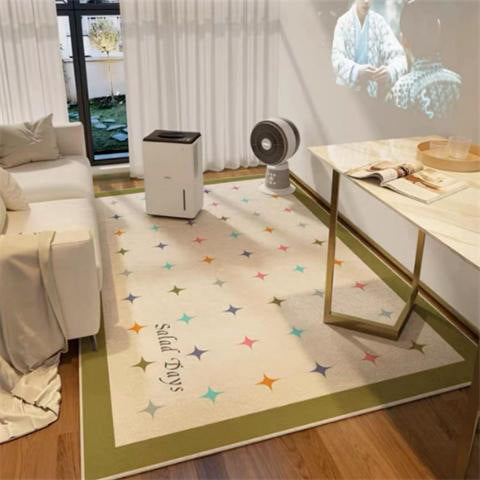 Floral Pattern Playful Area Rug