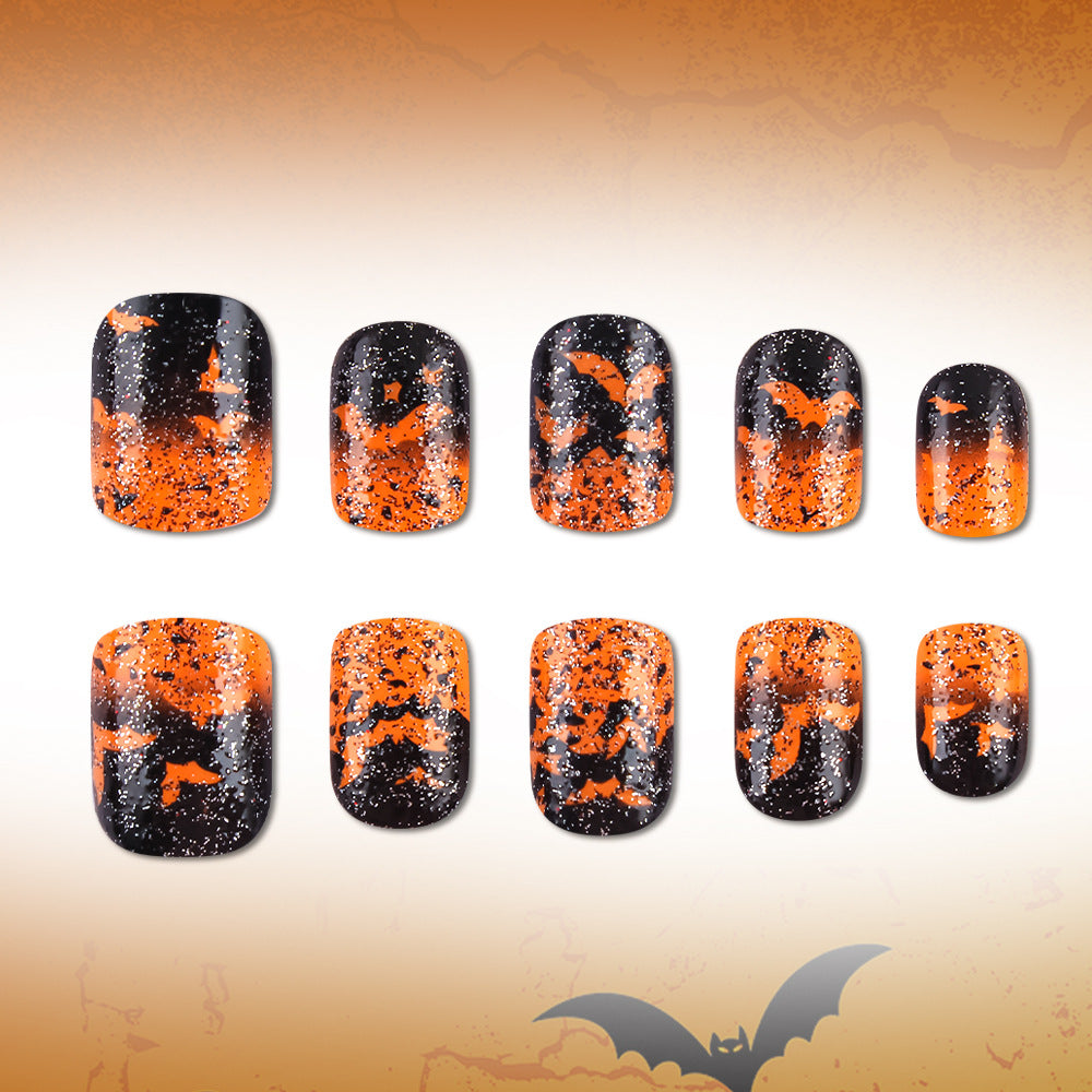 Halloween-Themed Artistic Press-On Nails Kalsten