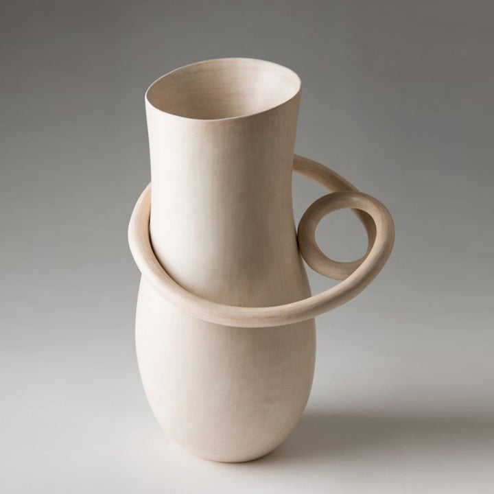 Sculptural Ceramic Vase with Unique Accent