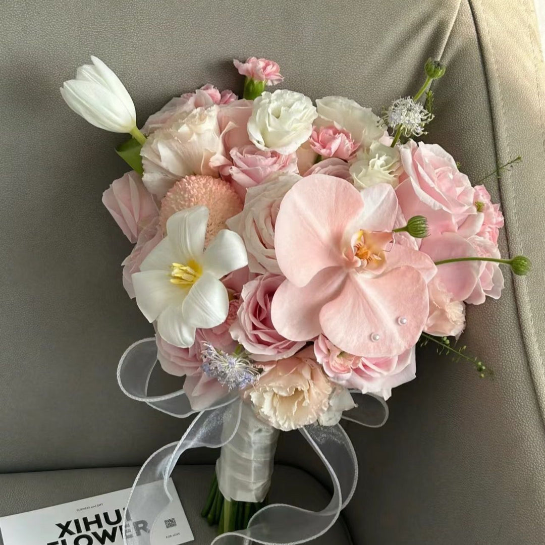 Elegant Artificial Flower Bridal Bouquet