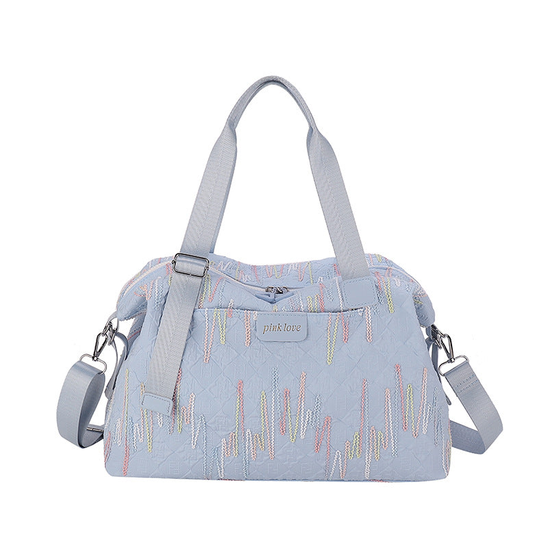 Chic Textured Travel Duffle Bag Kalsten