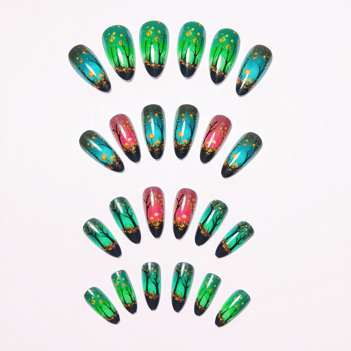 Nature-Inspired Nail Art Set Kalsten
