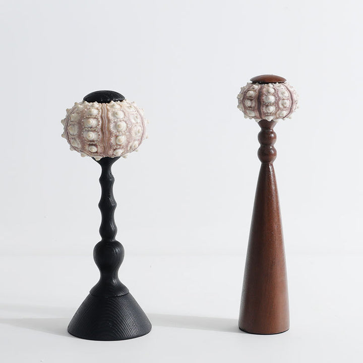 Decorative Shell-Inspired Candle Holder