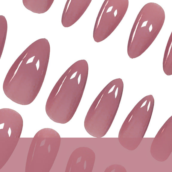 Almond-Shaped Gel Nail Enhancements Kalsten