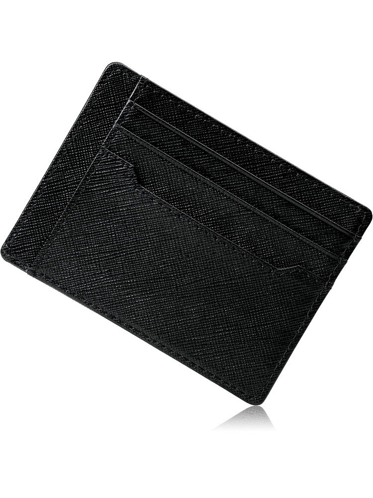 Textured Leather Card Holder Kalsten