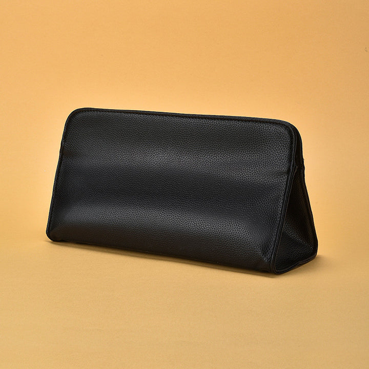 Textured Leather Cosmetic Pouch Kalsten