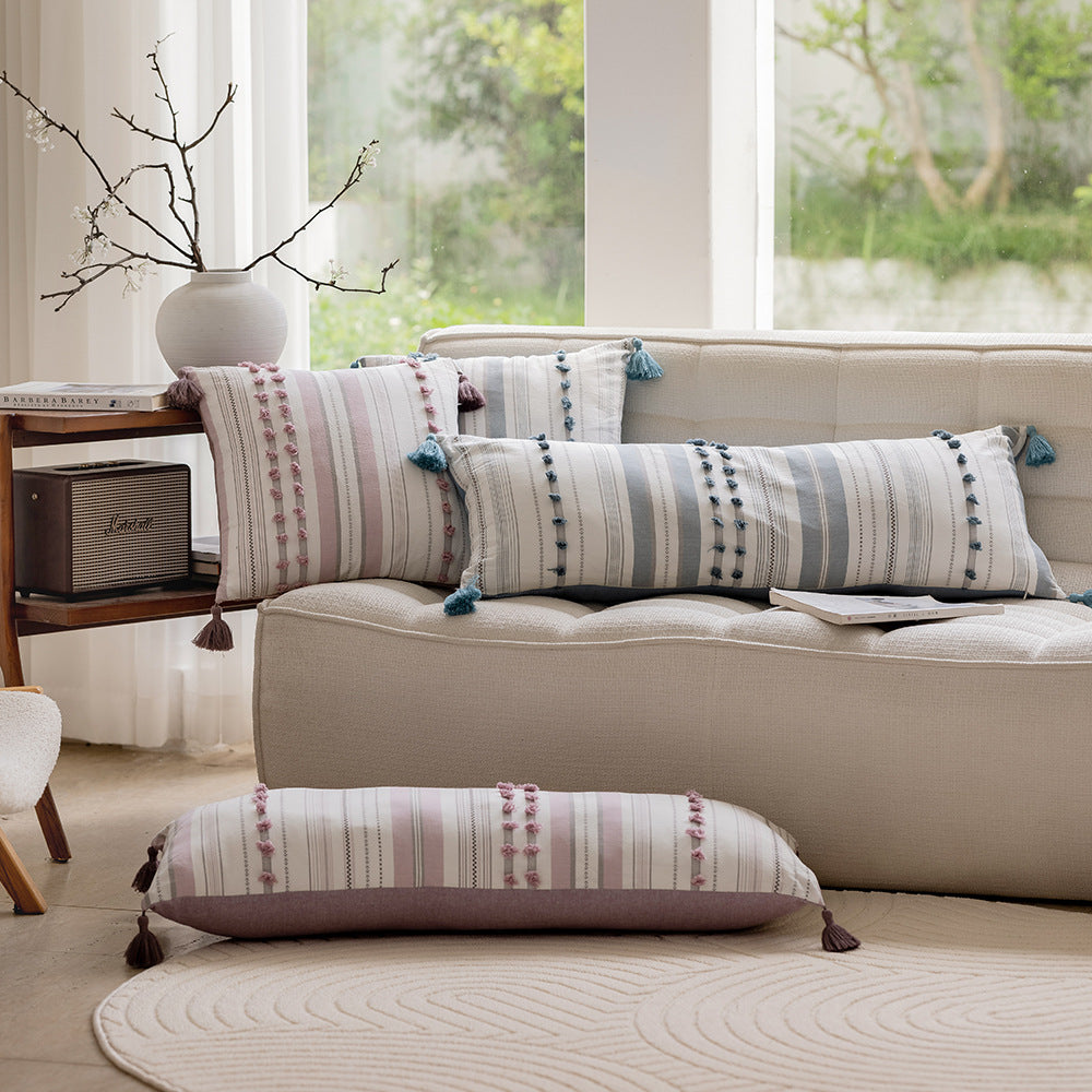 Decorative Pom Pom Accent Pillow