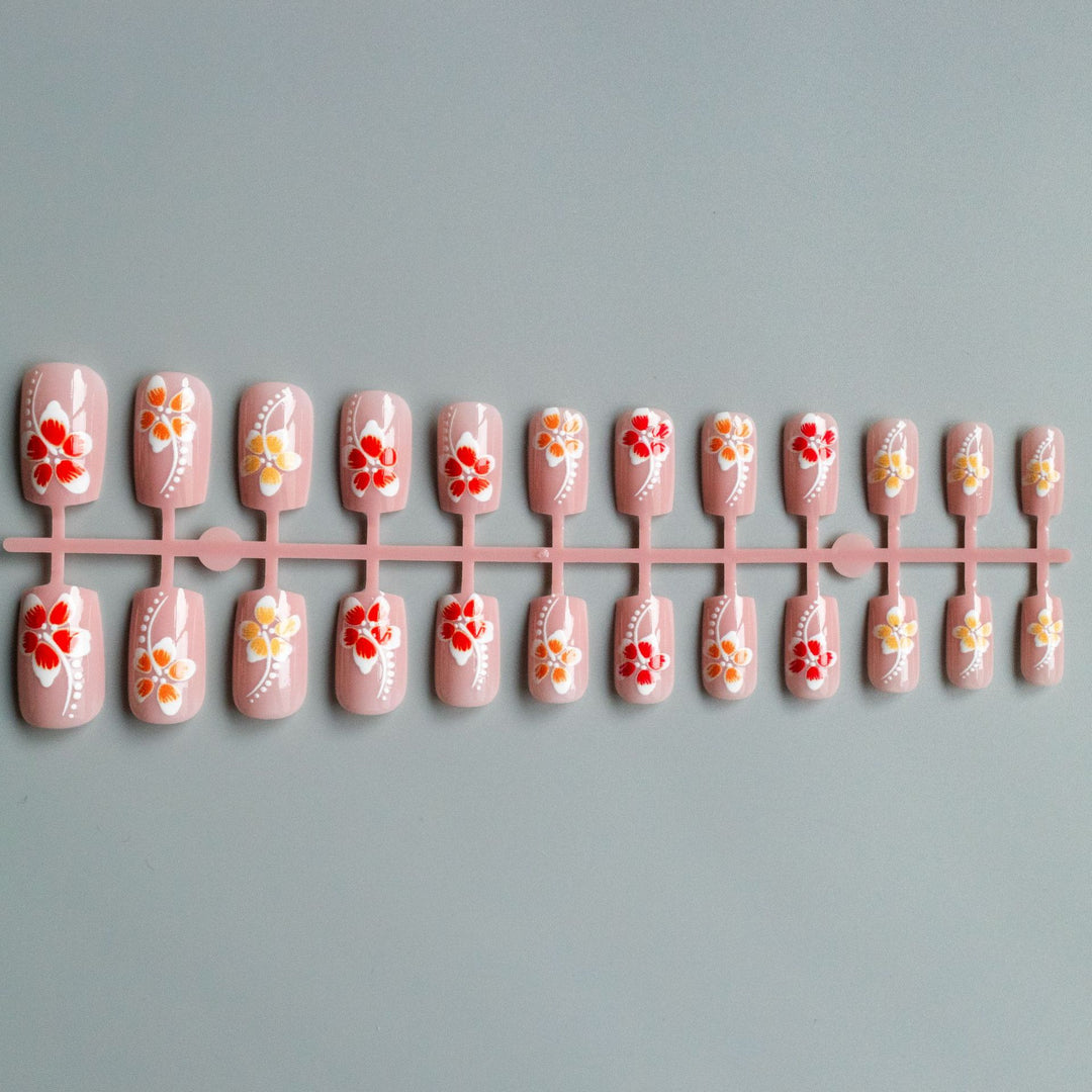 Floral Acrylic Nail Art Design Set  1790958182