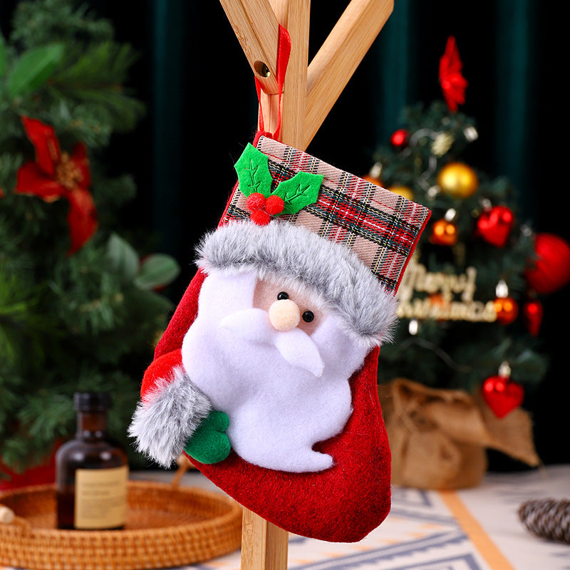 Christmas Fabric Sock Kalsten