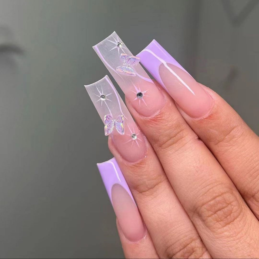 Decorative Butterfly Nail Extensions Kalsten