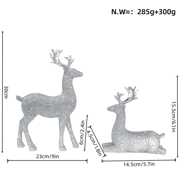 Elegant Christmas decoration in the form of reindeer Kalsten