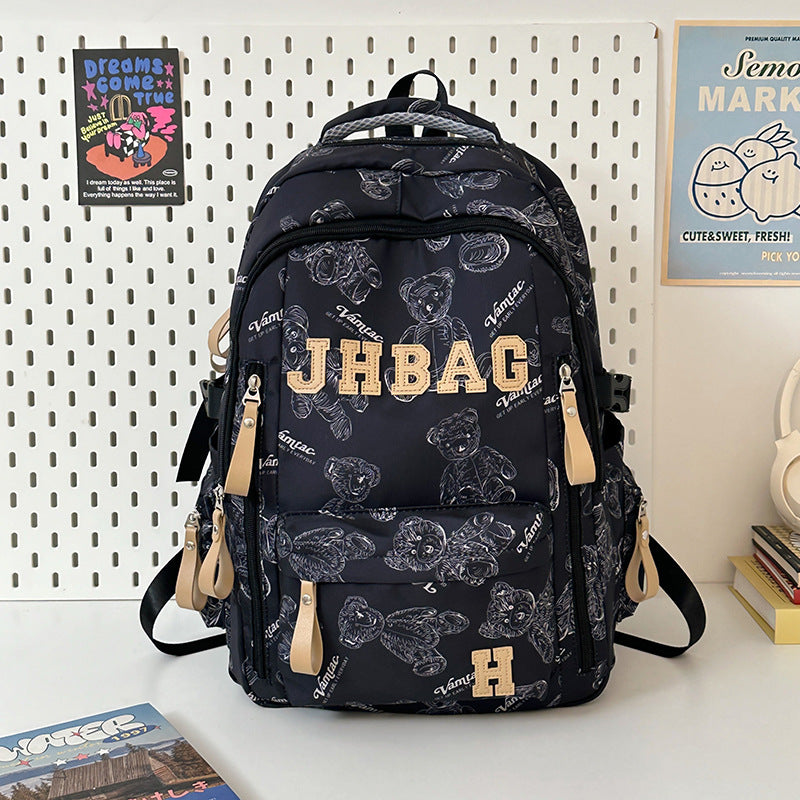 Playful Graphic-Printed Backpack